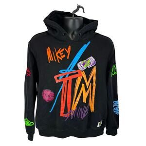 Freeze Max Teenage Mutant Ninja Turtles Hoodie Black Size Large Turtle Power